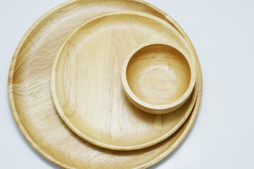 wooden dish and kitchen tool
