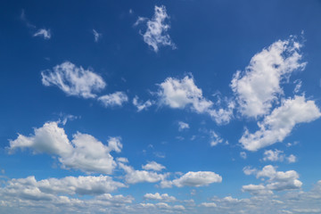 white clouds with blue sky