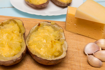 Twice baked potatoes