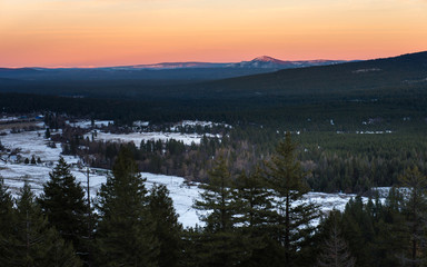 Mt Burney Sunset