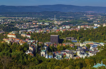 View of Karlovy Vary, Czech republic