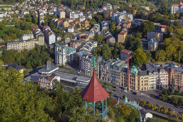 View of Karlovy Vary, Czech republic