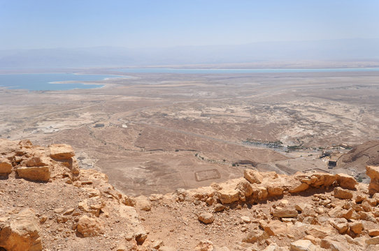 Masada, ancient fortification in the Southern District of Israel