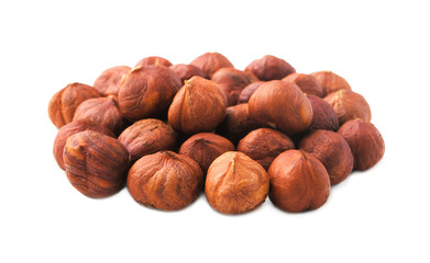 Hazelnut isoleted on white