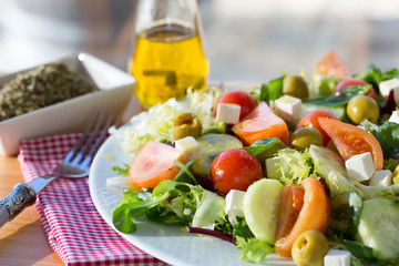 Fresh Mediterranean salad