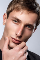 Portrait Of A Handsome Fashion Man