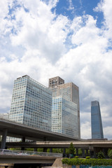 Obraz na płótnie Canvas View of central business district, Beijing