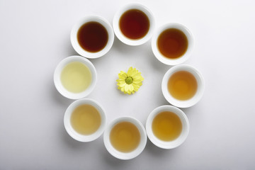 Obraz na płótnie Canvas Still Life Of Tea Cups
