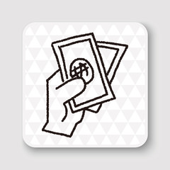 money doodle drawing