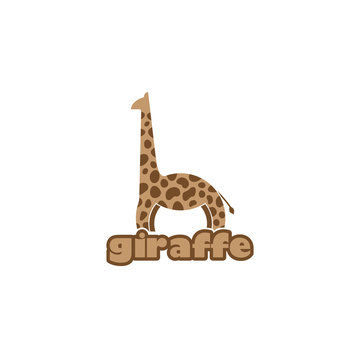 Giraffe Zoo Logo