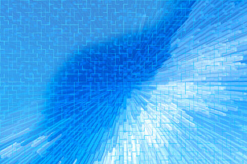 abstract 3d blue block background