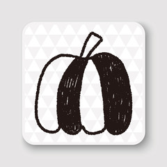 pumpkin doodle drawing