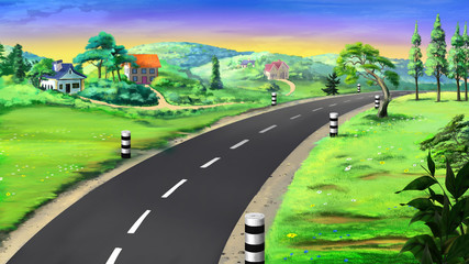 Country road. Image 02