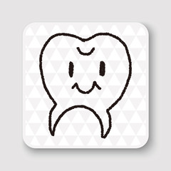 tooth doodle drawing
