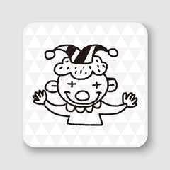 doodle clown