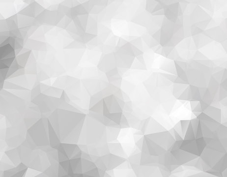 Silver Polygonal vector texture