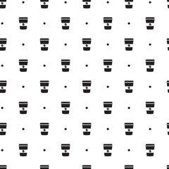 Seamless pattern with coffee cup icon - 99413388