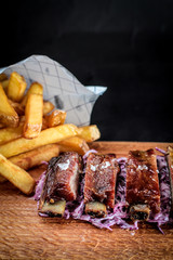 BBq pork ribs