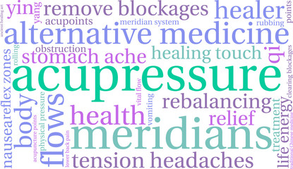 Acupressure Word Cloud
