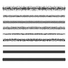 Design elements - text divider line set