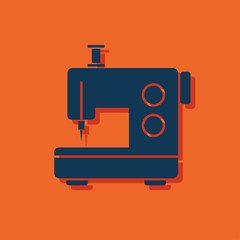 sewing machine vector icon