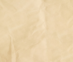 Old parchment, paper texture. Beige paper sheet as background.