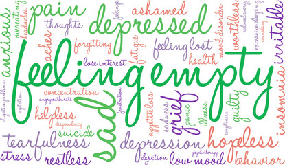 Feeling Empty Word Cloud