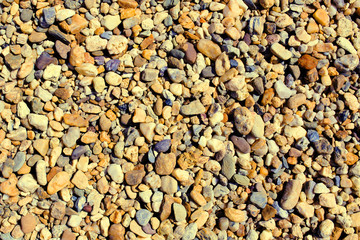 pebbly surface