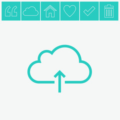 Cloud download icon.
