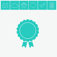 Badge vector icon.
