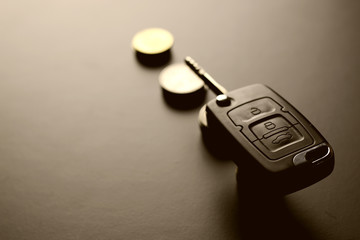 Money car key gift