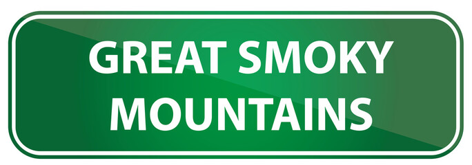 Great Smoky Mountains Nationalpark Sign