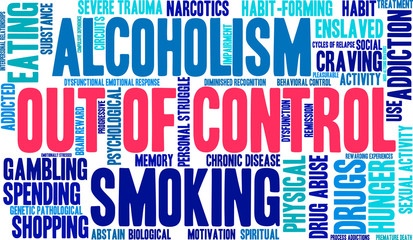 Out Of Control Word Cloud