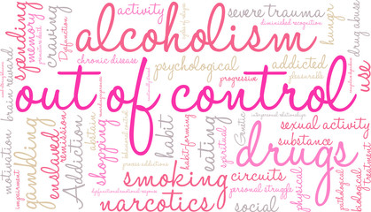 Out Of Control Word Cloud