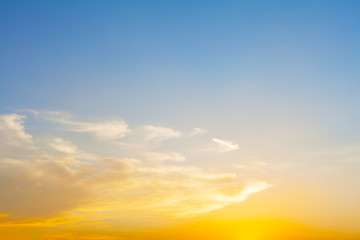 sunset sky