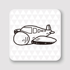 doodle airplane