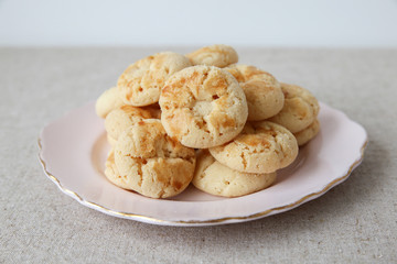Homemade cookies, selective focus