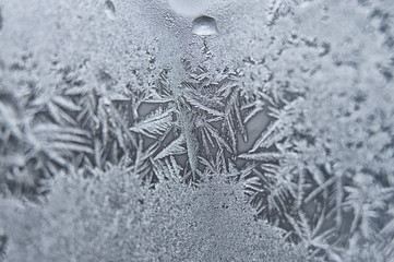 Frost on the glass