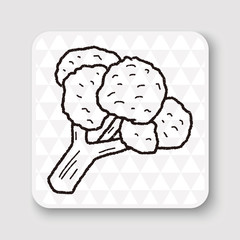 Cauliflower doodle