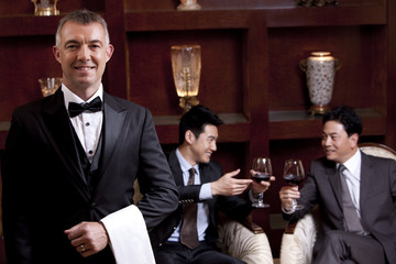 Professional service in club house 