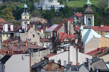 View of Cieszyn in Poland