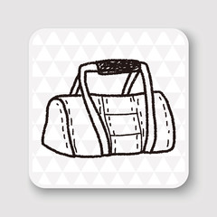sport bag doodle