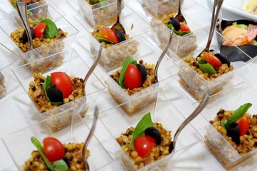 Fotografia buffet finger food