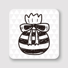 birthday presents doodle drawing