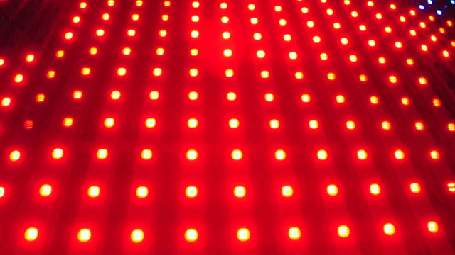 Flashing Lights Spotlight Bulb Flood lights Led Wall Stage Led Display Blinking Lights Motion Graphics Background Backdrop Ultra HD