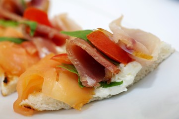 Fotografia buffet finger food