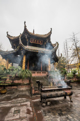 ancient Taoist architecture in Qingyang temple-Chengdu,China