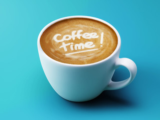 Time Coffee Cup Concept