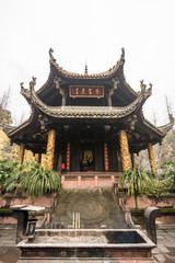 Obraz premium ancient Taoist architecture in Qingyang temple-Chengdu,China