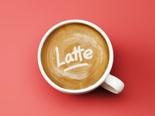 Latte Coffee Cup Concept